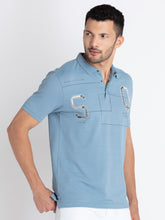 Mens Printed Polo T-Shirt